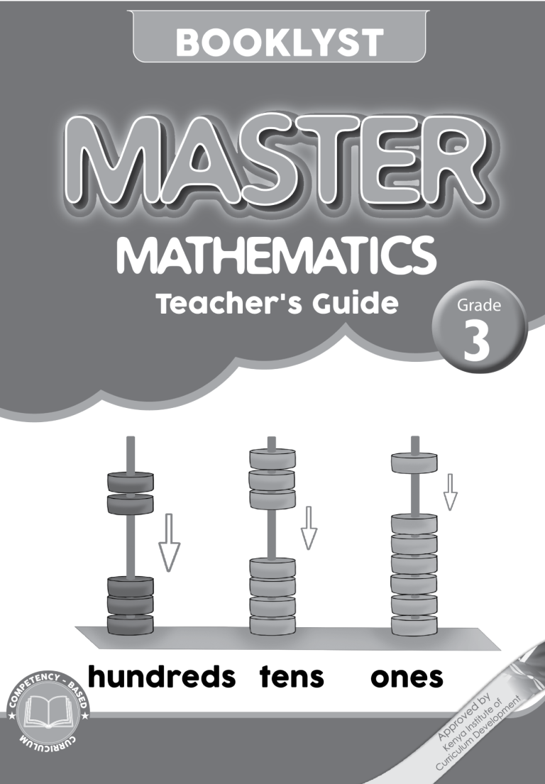 Master Mathematical Activities Teacher’s Guide Grade 3 – Booklyst Press ...
